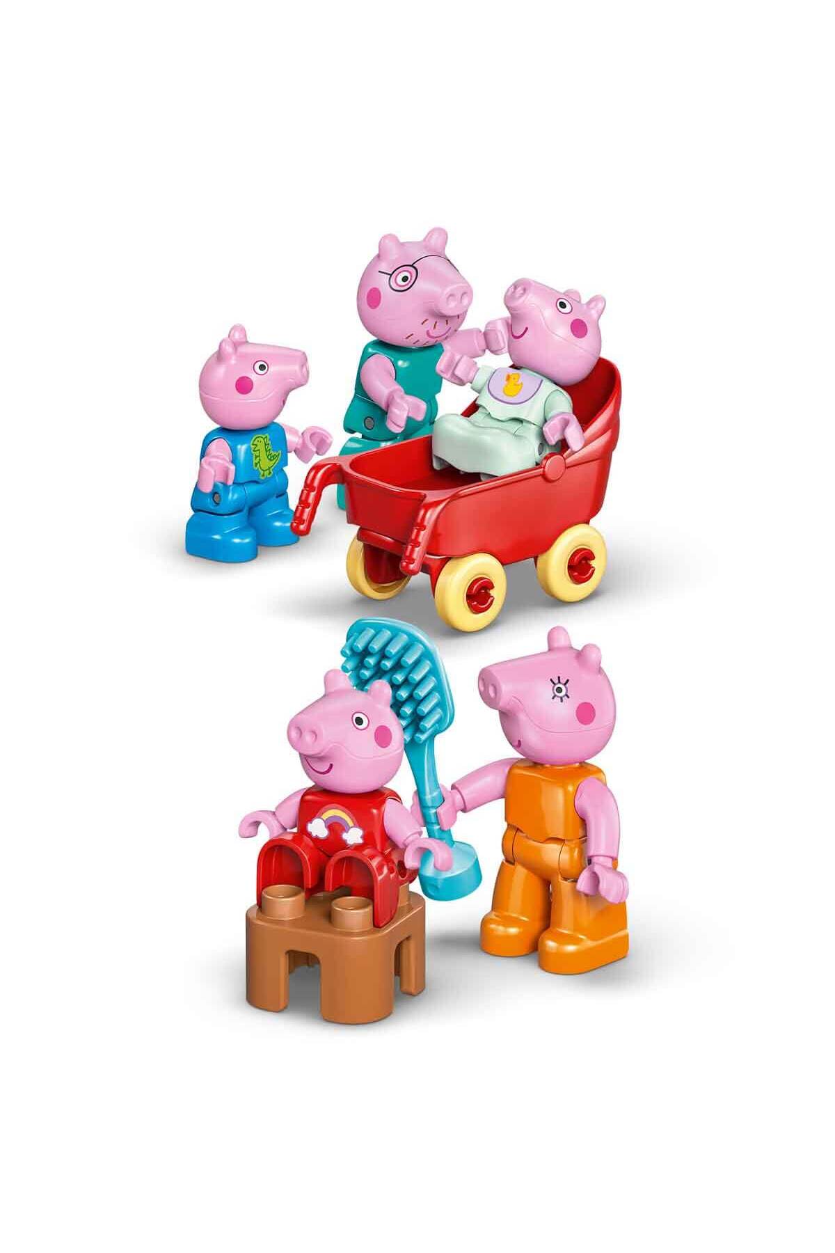 LEGO DUPLO Peppa Pig Aile Evi 10467 - 2 Yaş ve Üzeri Çocuklar için 5 Peppa Pig Figürü İçeren Yaratıc fotoğrafı 6 (önizleme)