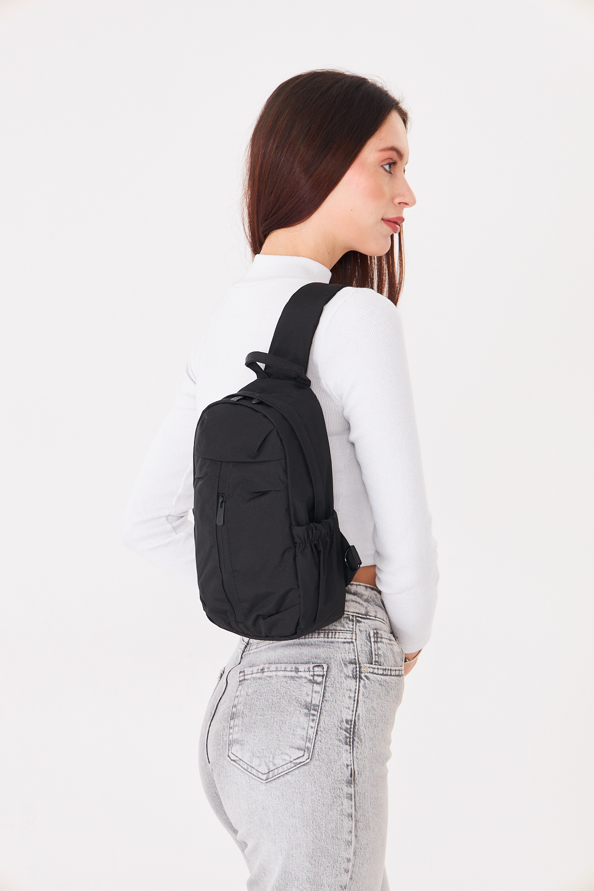 Superbag Su İtici Kumaş Çapraz Askılı Omuz ve Bel Çantası Unisex Günlük Kullanım Çanta görsel 7
