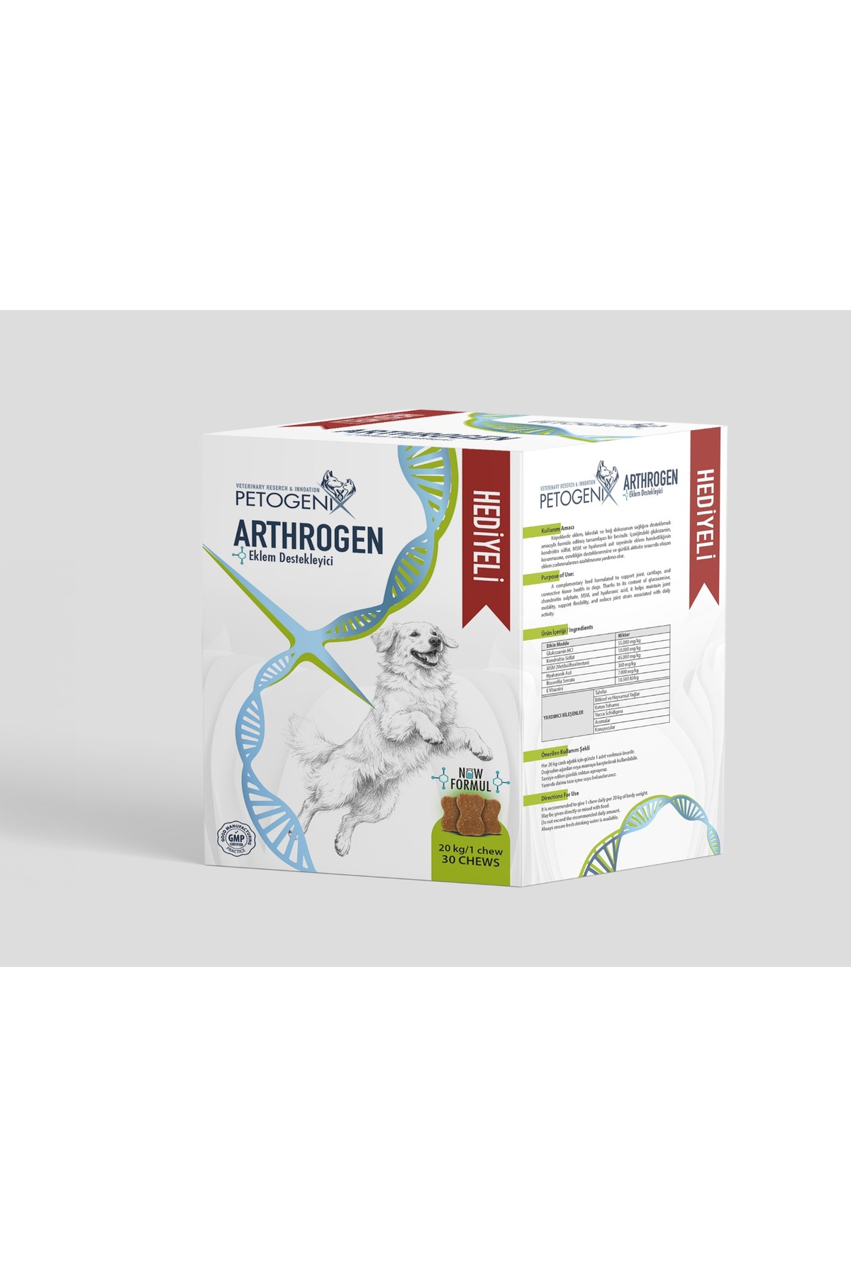 Petogenix Arthrogen Köpekler İçin Eklem Destekleyici 30 Chews