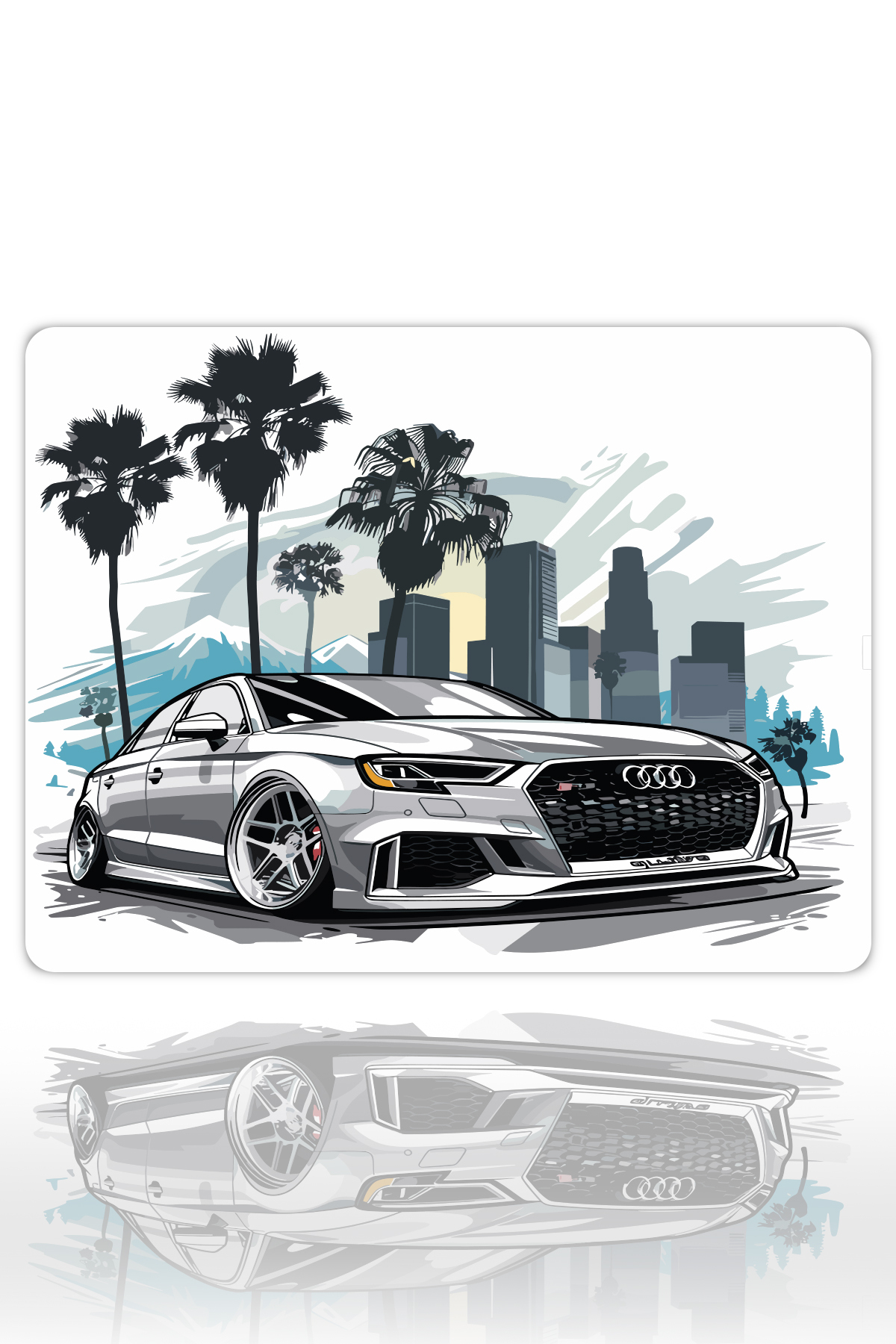 urzuva Araba Modelleri Street Supra Gaming Oyuncu XL Mouse Pad