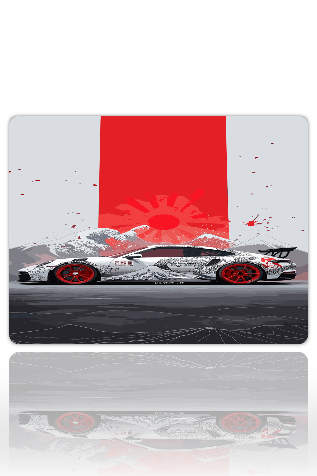 urzuva Araba Modelleri Urban Beast Gaming Oyuncu XXL Mouse Pad