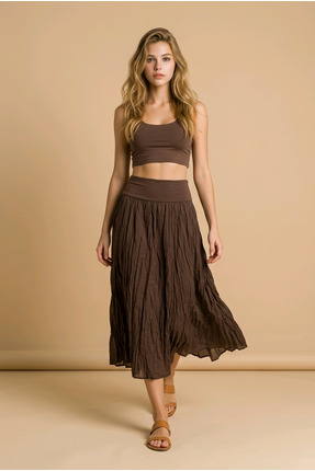 NN BUTİK Çift kullanımlı Etek& Straplez Astarlı Elbise