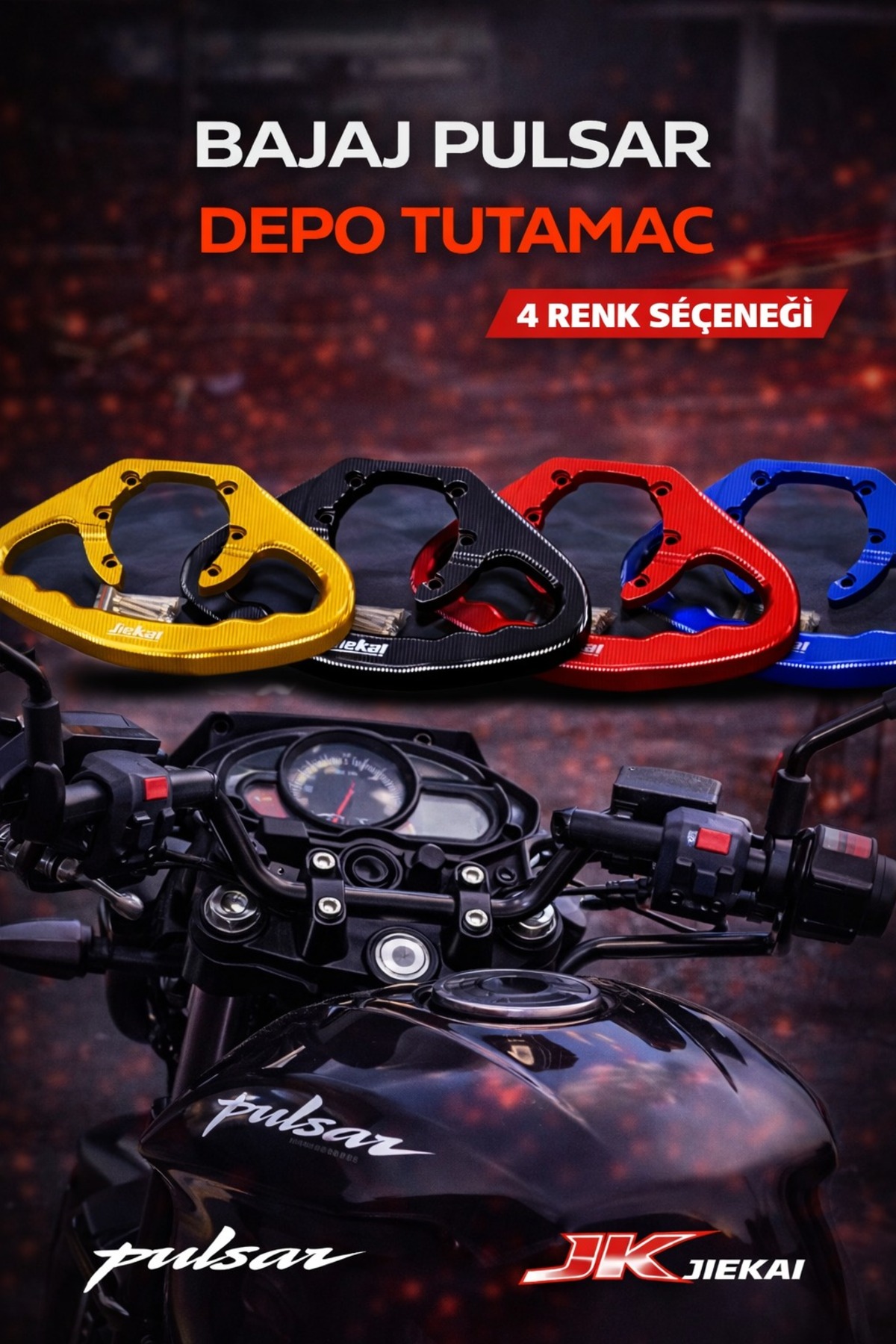Jiekai DP-301 BAJAJ PULSAR NS-200-RS-200 UYUMLU DEPO TUTAMAC