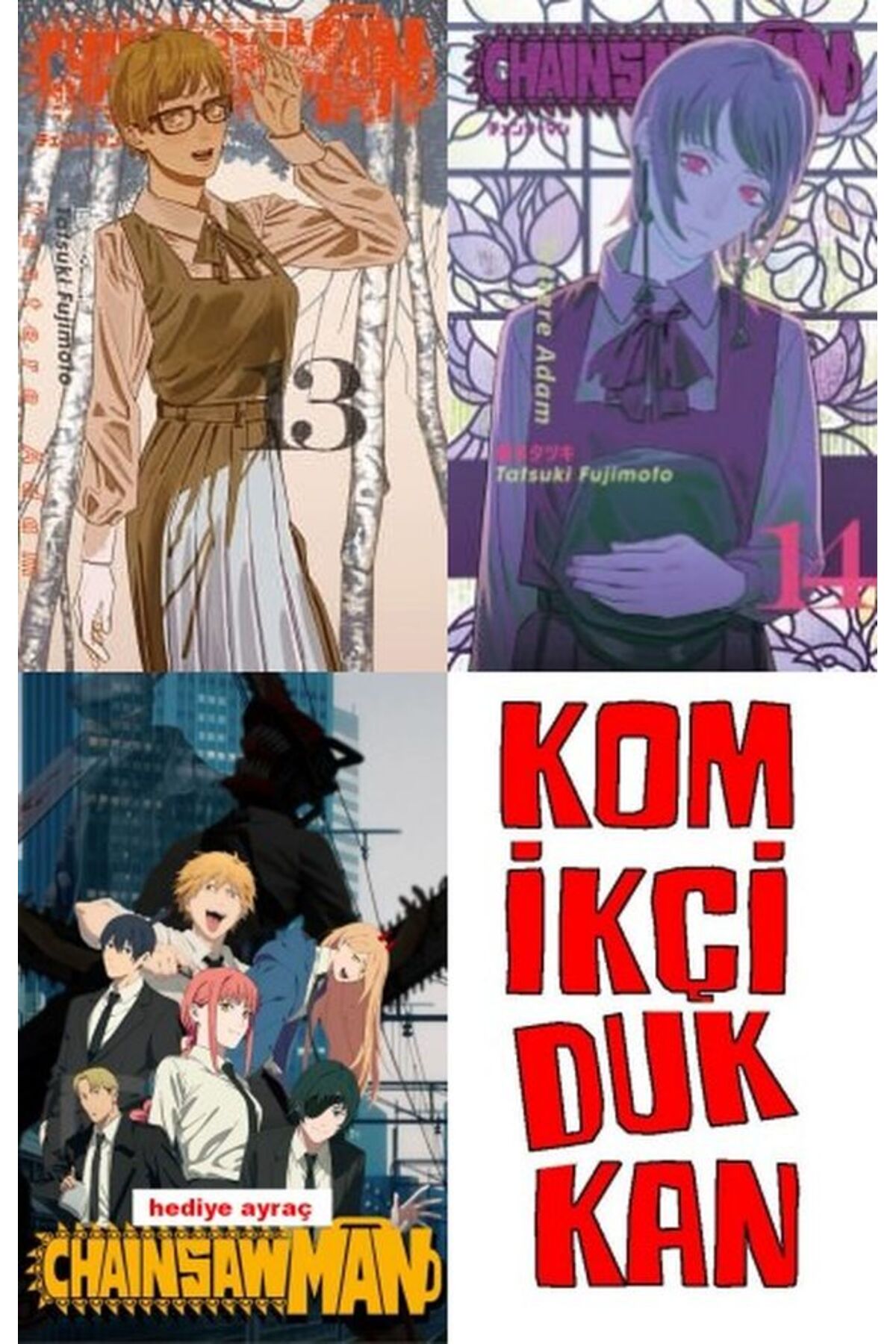 Testere Adam Gerekli Şeyler Yayıncılık Chainsaw Man - Testere Adam 13-14 (2 KİTAP ...