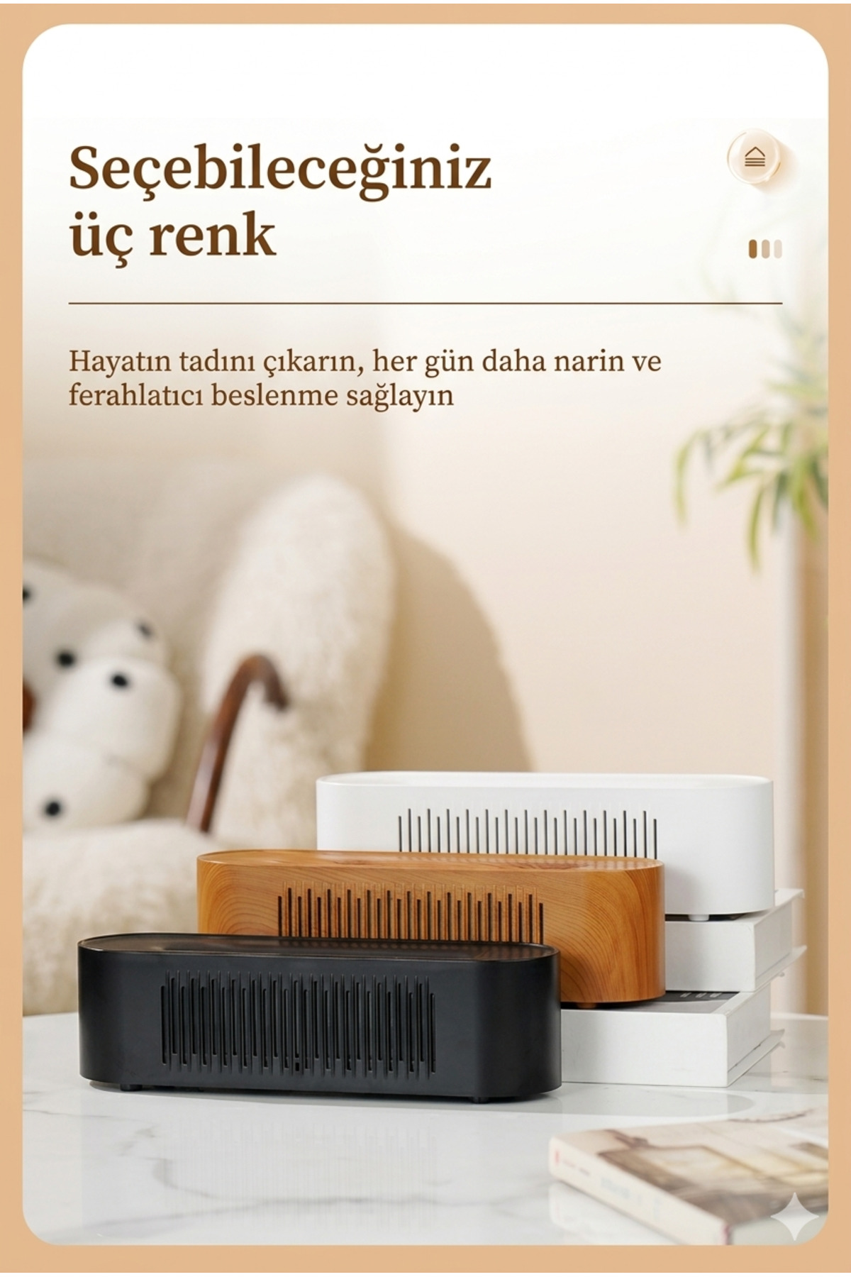 Alev Efektli Ultrasonik Hava Nemlendirici - Büyük Buhar Kapasiteli Aromaterapi Difüzörü ve 7 Renkli