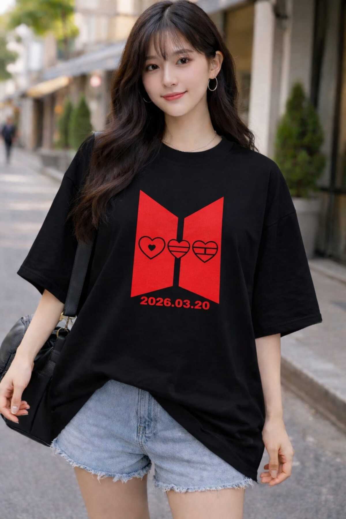Arirang World Tour BTS Printed Oversize T-Shirt