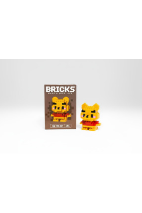 Bricks Mikro Blok Figür Serisi: Winnie Ayıcık Karakteri - MZ-021 Yapım Seti