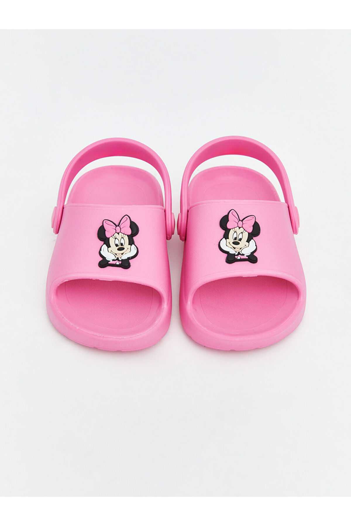 Resim LC Waikiki GÜLİS GİYİM'DEN Pembe Minnie Mouse Baskılı Kız Bebek Terlik 