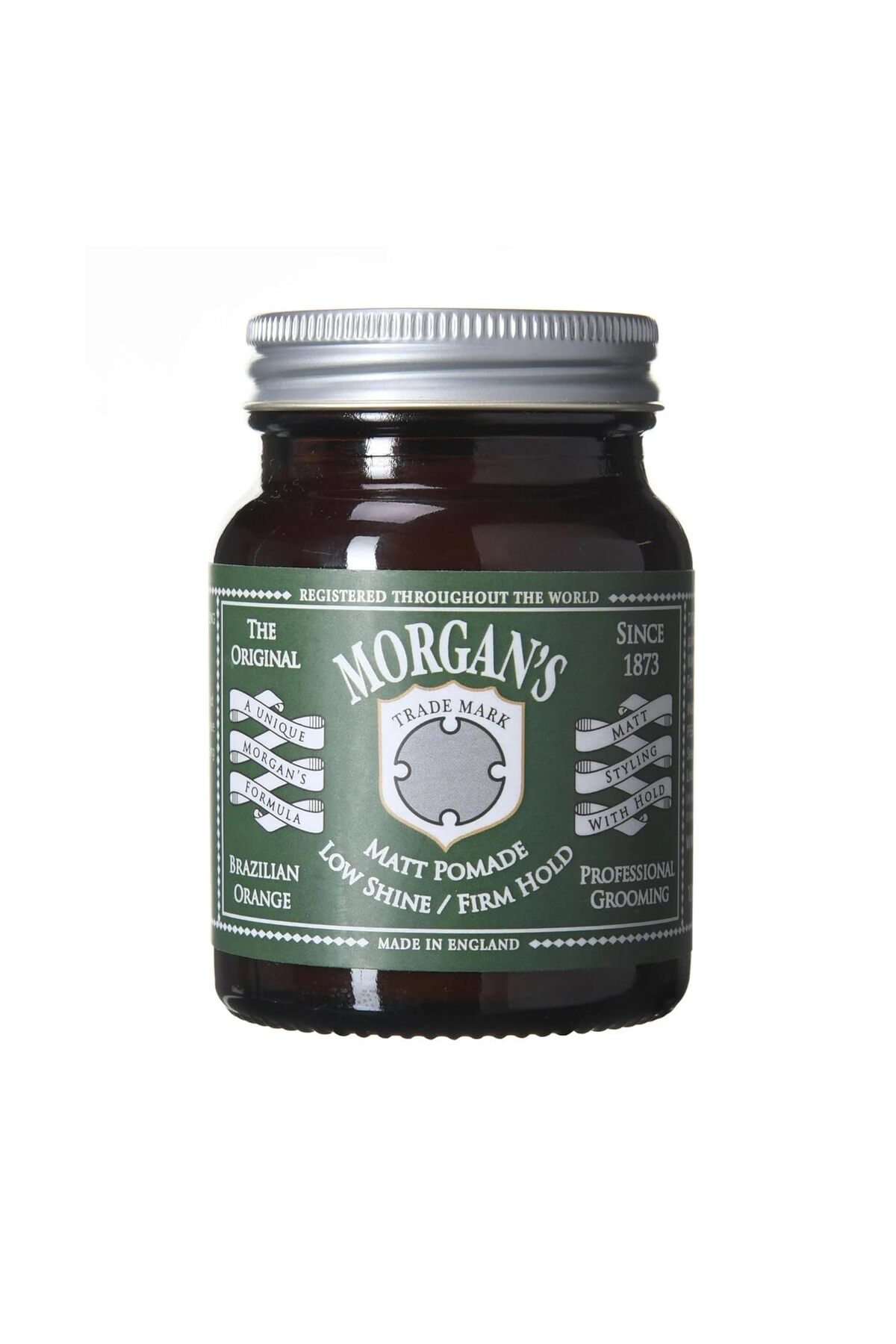 Morgan’s Low Shine Matt Pomade -Sert Tutuş, Mat Saç Şekillendirici Pomad ( LABEL) 100 gr — B08DNSCRB3