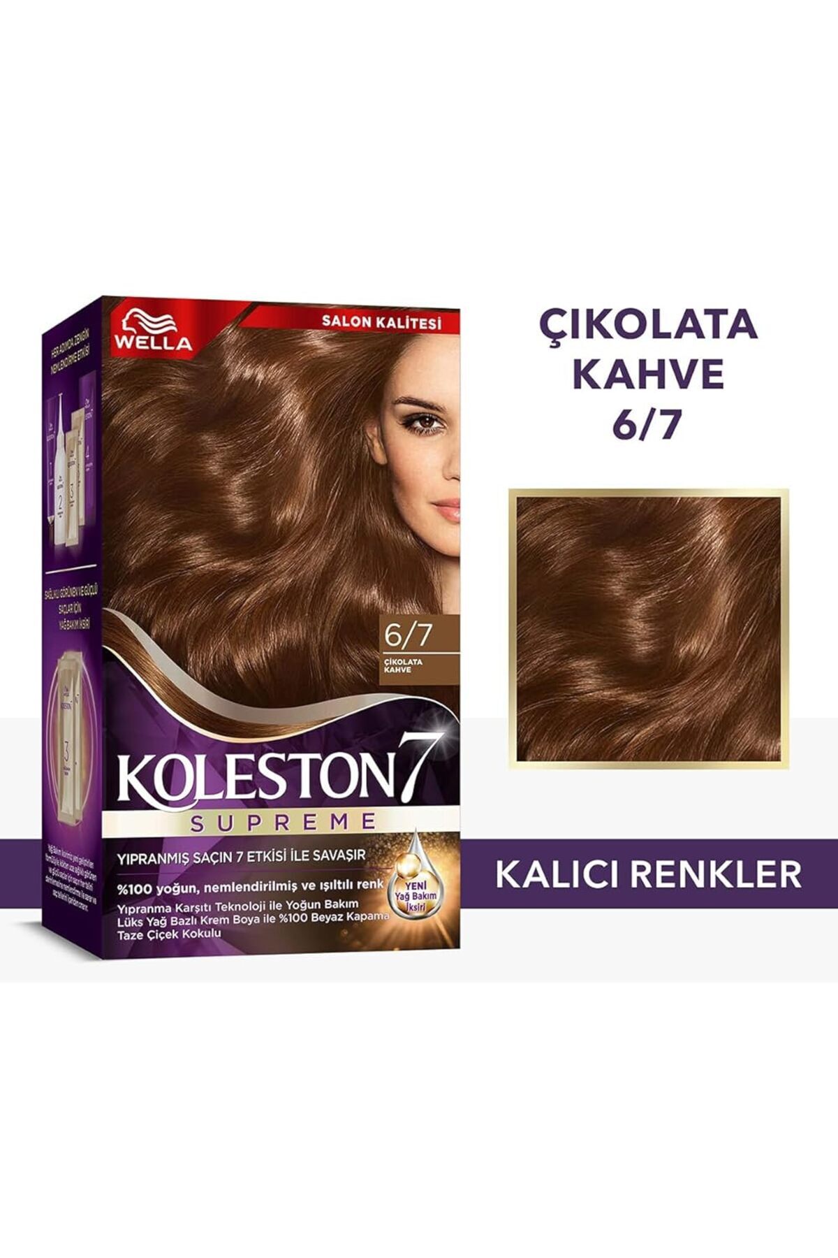 Saç Boyası 6/7 Çikolata x2' set — EDCB0CW3BHZM2 — تصویر 2 از 3