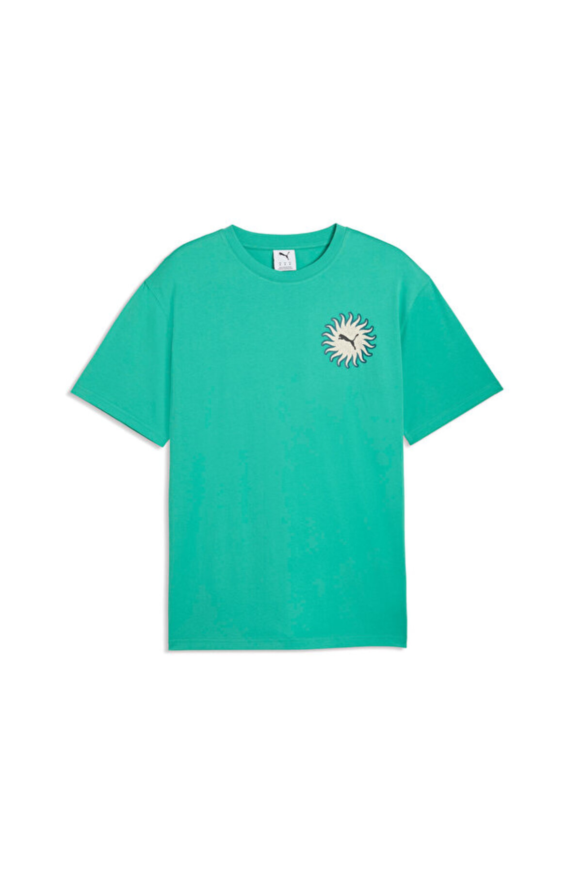 Puma Sunset Drive Relaxed Tee Erkek Günlük Tişört 63439540 Yeşil