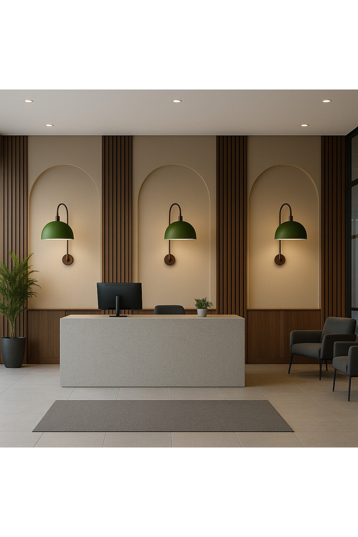 Verde Arc Aplik Duvar Lambası