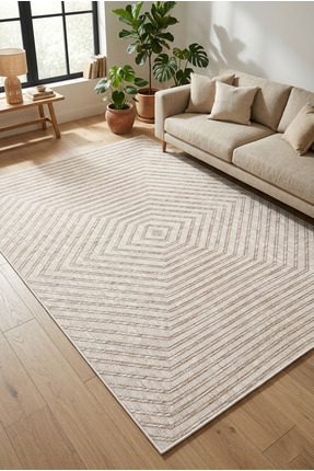 eco concept Lethos Serisi Dijital Baskı Yıkanabilir Kaymaz Taban Salon Halısı...