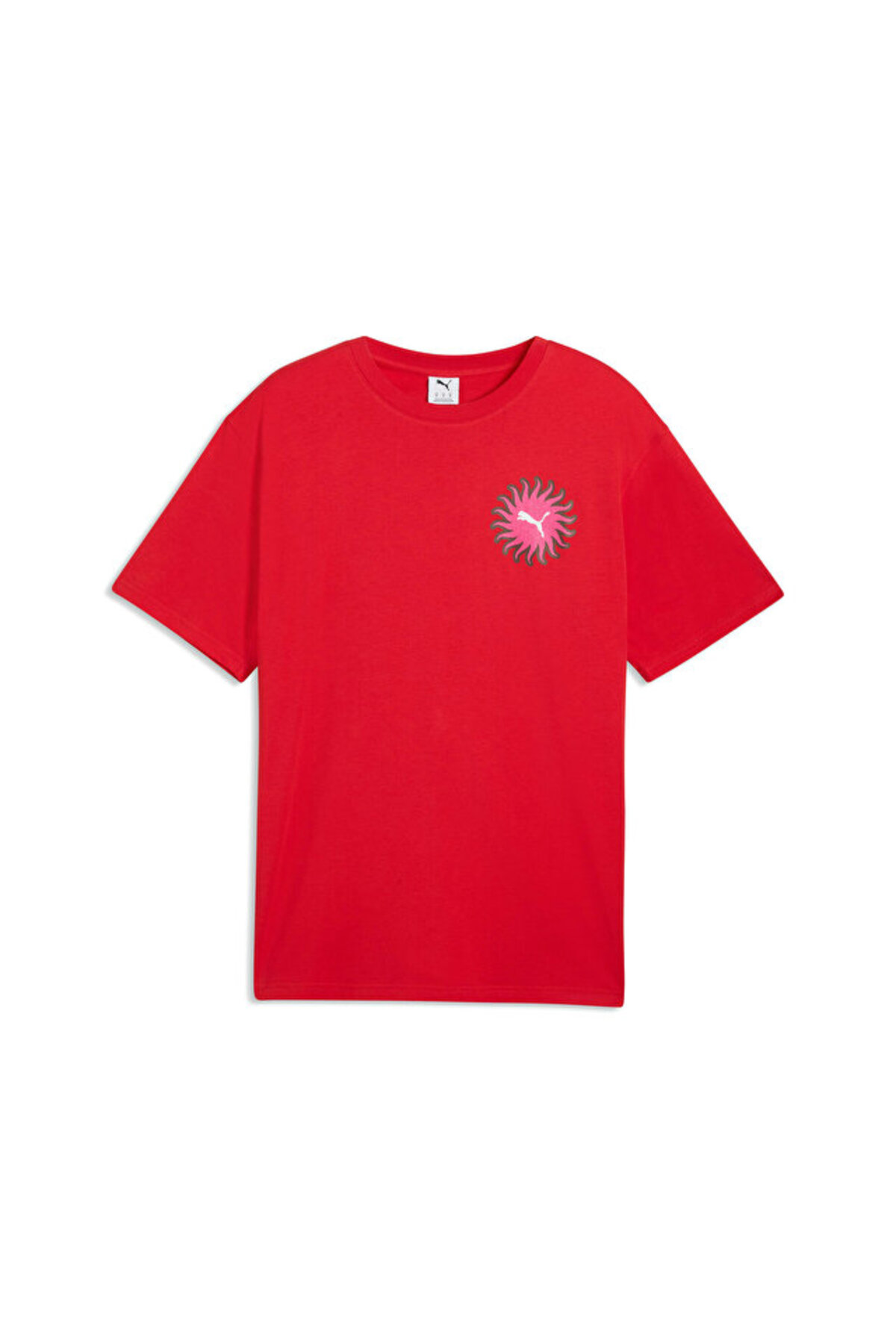 Puma Sunset Drive Relaxed Tee Erkek Günlük Tişört 63439511 Kırmızı