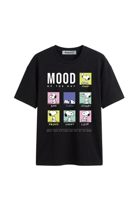 Holgim Mood Of The Day Baskılı Unisex Oversize T-Shirt