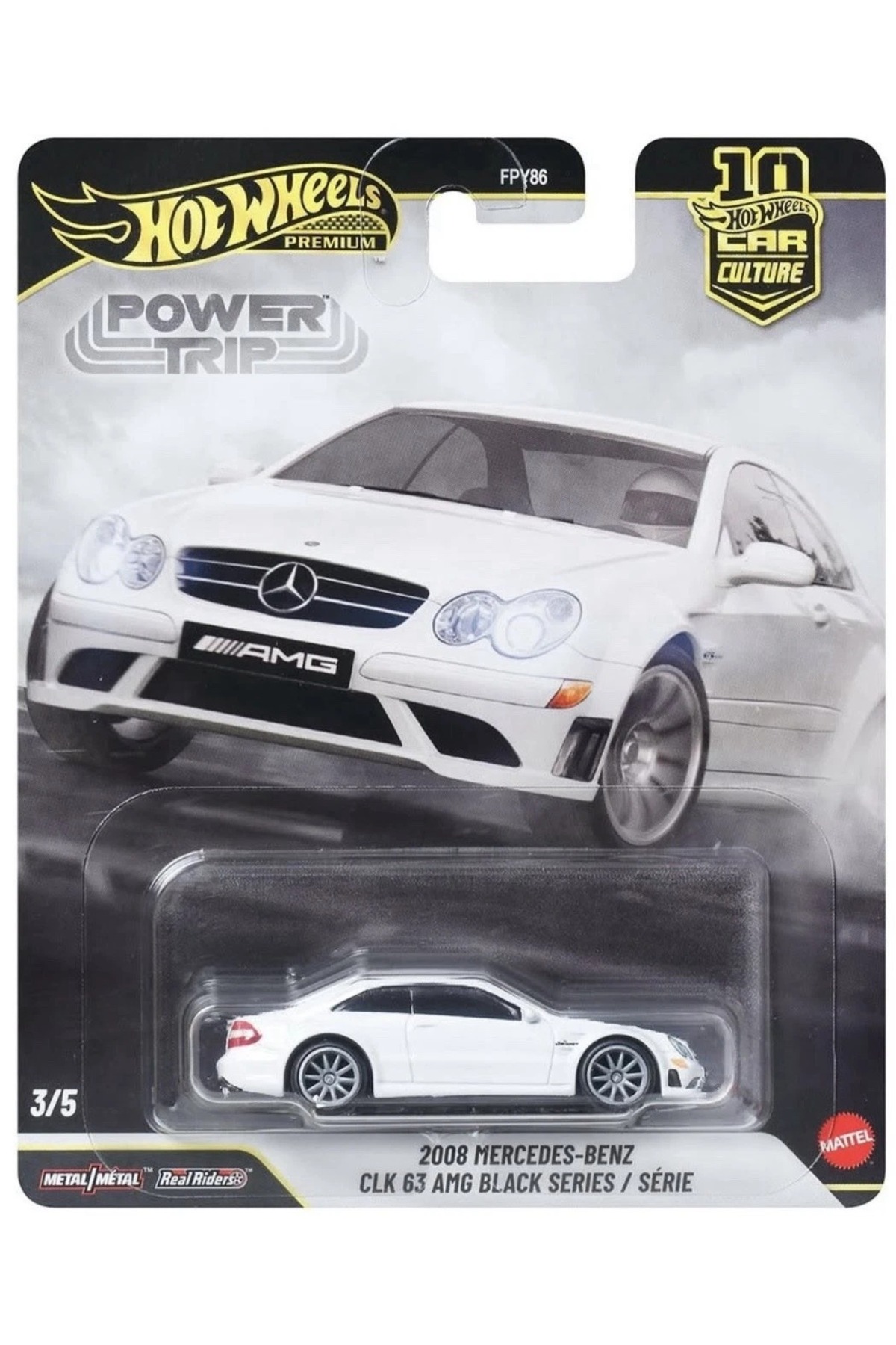 HOT WHEELS Premium 2008 Mercedes-Benz CLK 63 AMG Black Series