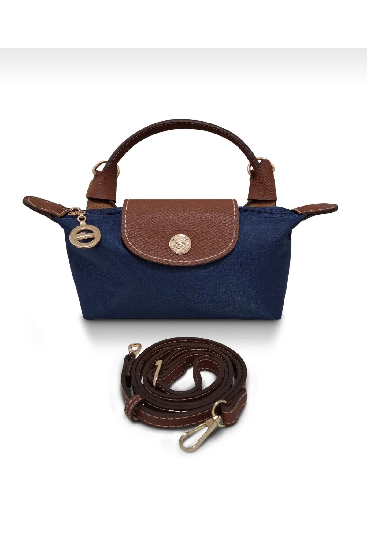 Timeless Le pliage Xs Pounch Kanvas Kese Kadın el ve omuz çantası görsel 2