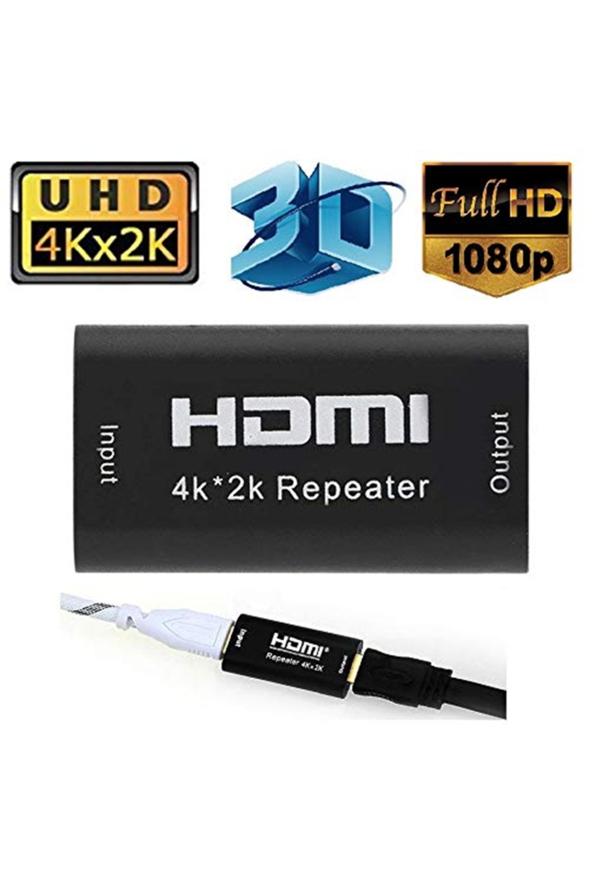 Hdmi Kablo Ara Birleştirici 4K 60HZ Dişi Dişi Kablo Uzatma Ara Uzatıcı Dönüştürücü Uzatma Adaptörü