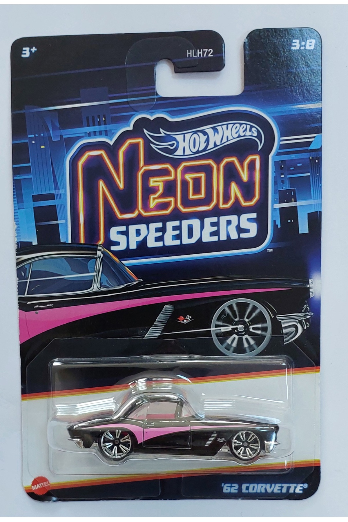 HOT WHEELS Neon Speeders '62 Corvette 3/8 - Fiyatı, Yorumları