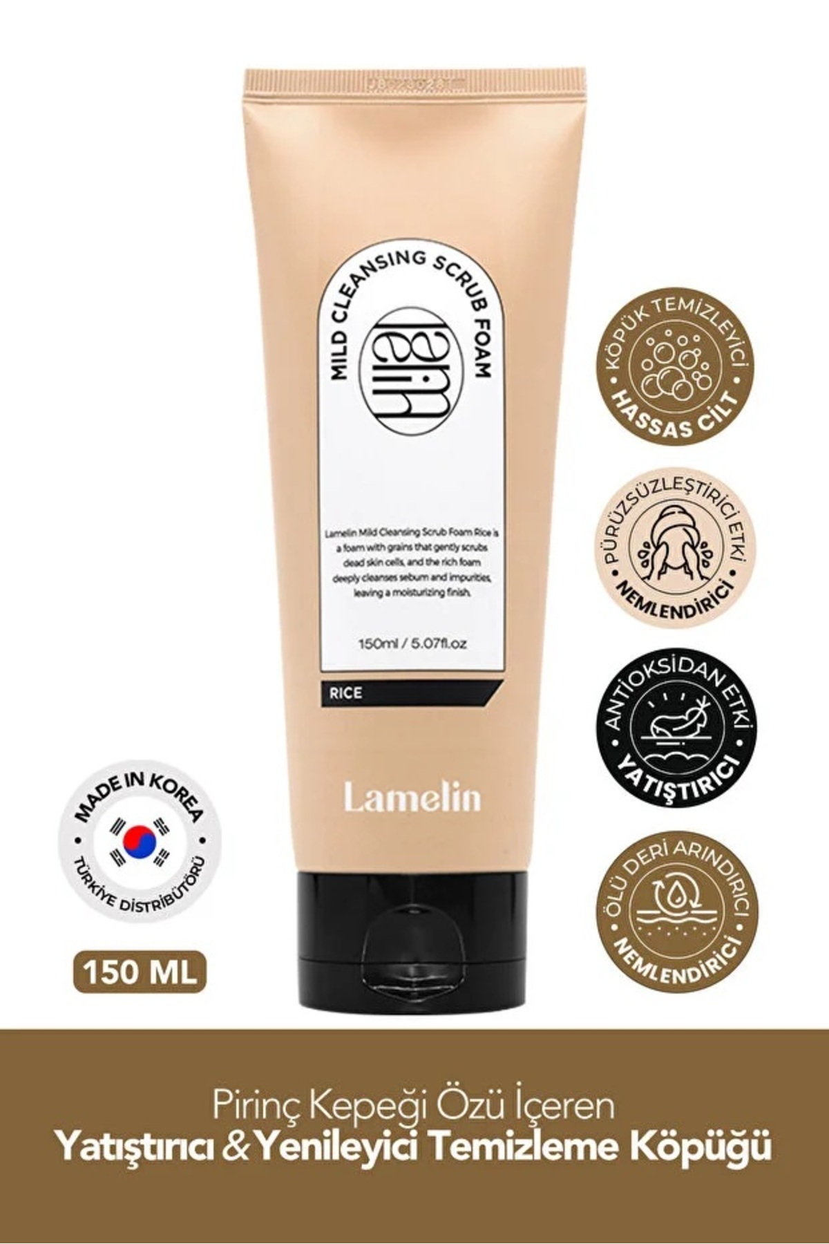 Lamelin Pirinç Içeren Temizleyici Ve Peeling Mild Cleansing Scrub Foam Rice 150 ml — 880973321O6519