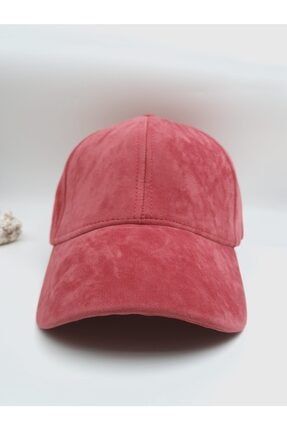 Pembe Kadife Kep Şapka 1005