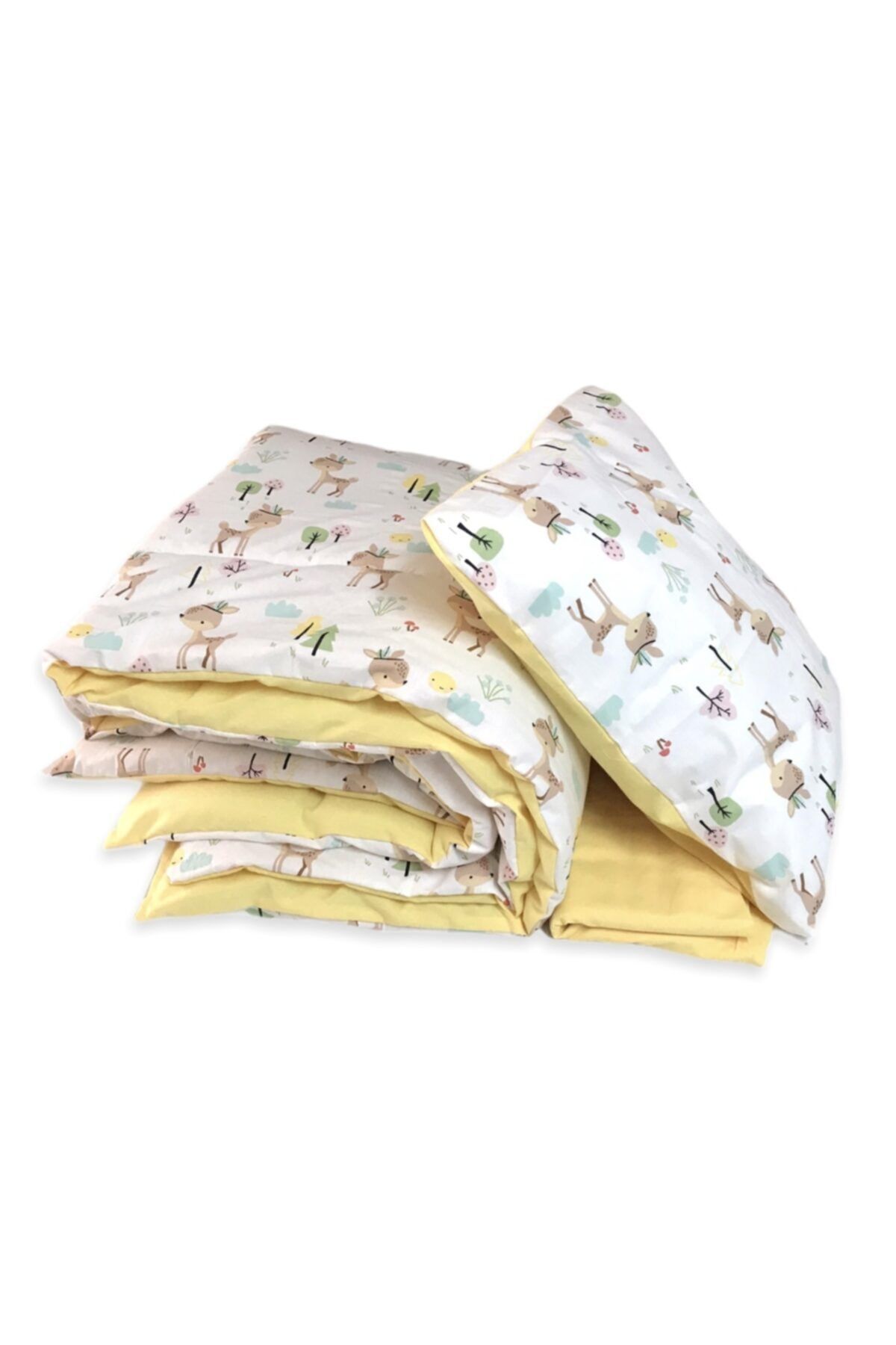 Coussin de sol bébé patchwork 120x120 cm - TOTSY BABY - Coton et Polyester  - Gris, Marron, Blanc