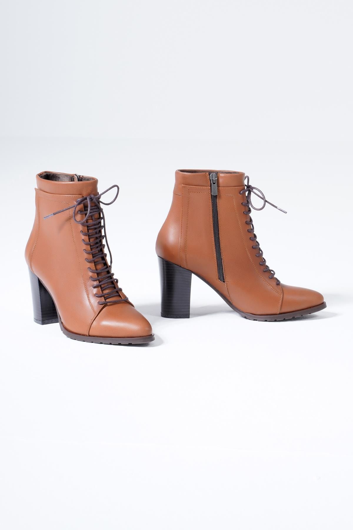 CZ London Stiefelette Braun Blockabsatz AR7022