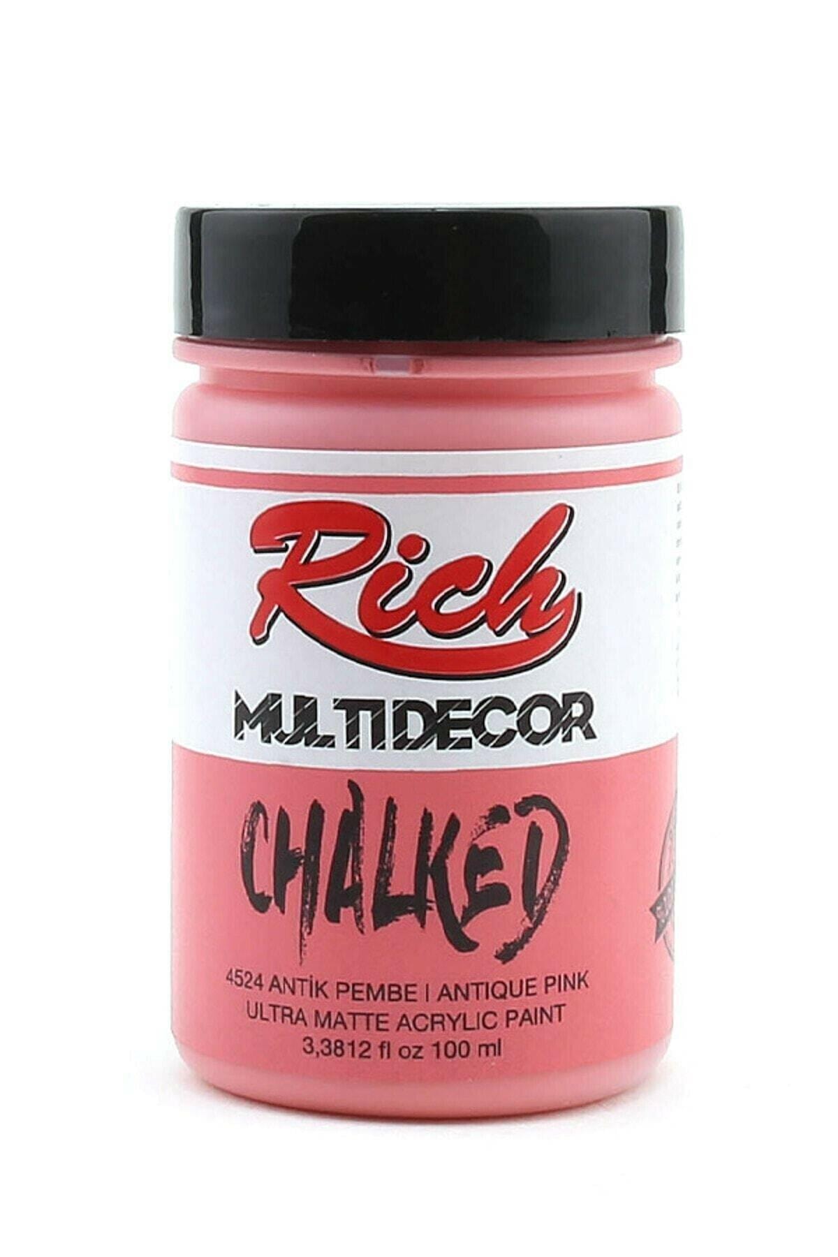 rich multi decor chalked akrilik boya 100 cc antik pembe fiyati yorumlari trendyol