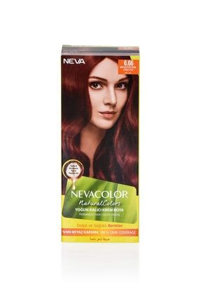 Natural Colors 6.66 Büyüleyici Kızıl - Kalıcı Krem Saç Boyası Seti 8698636612319