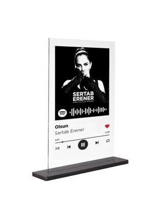 Spotify Siyah Pleksi Ayak - Olsun / Sertab Erener 15x20cm SPT246