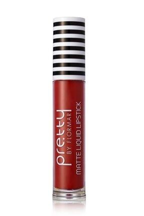 Pretty Matte Liquid Lipstick Live Vermillion Mat Likit Ruj 08 8690604462780
