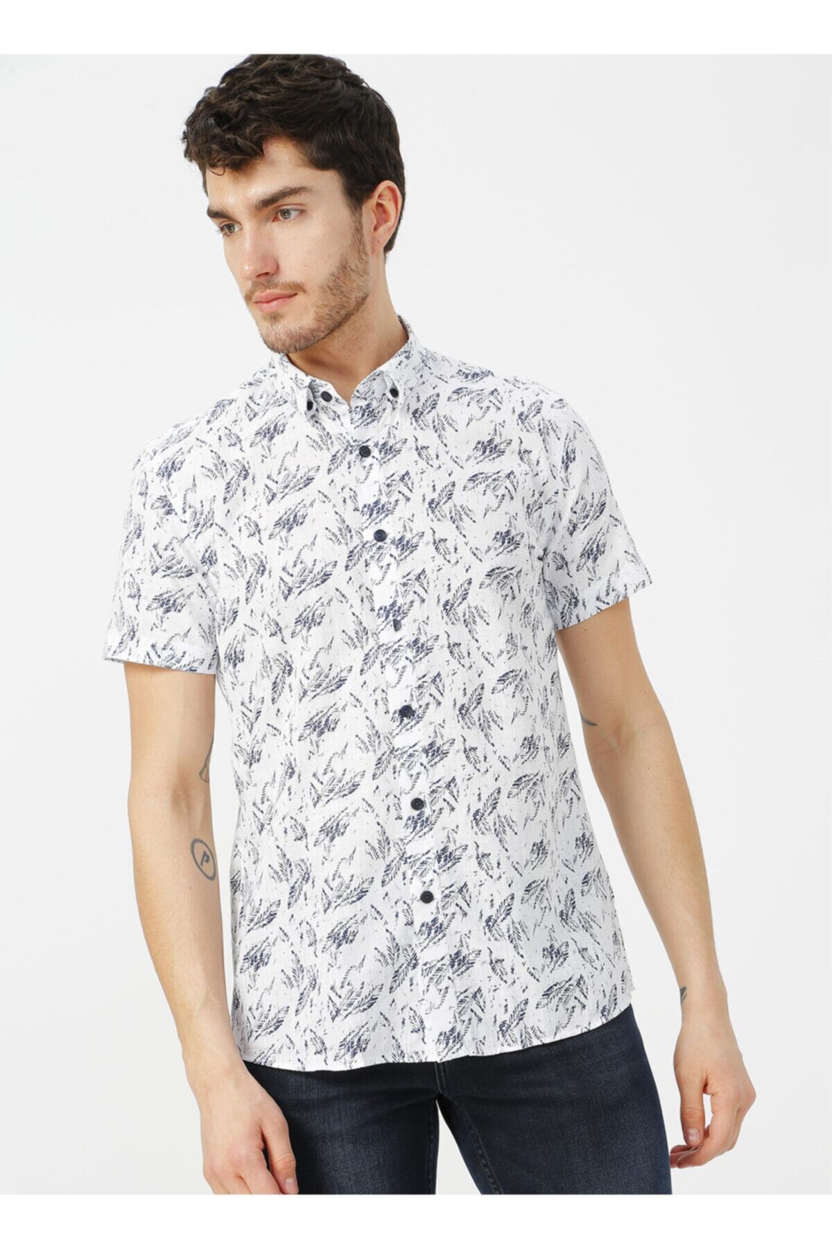 لیمون کمپانی پیراهن سرمه‌ای لیمویی