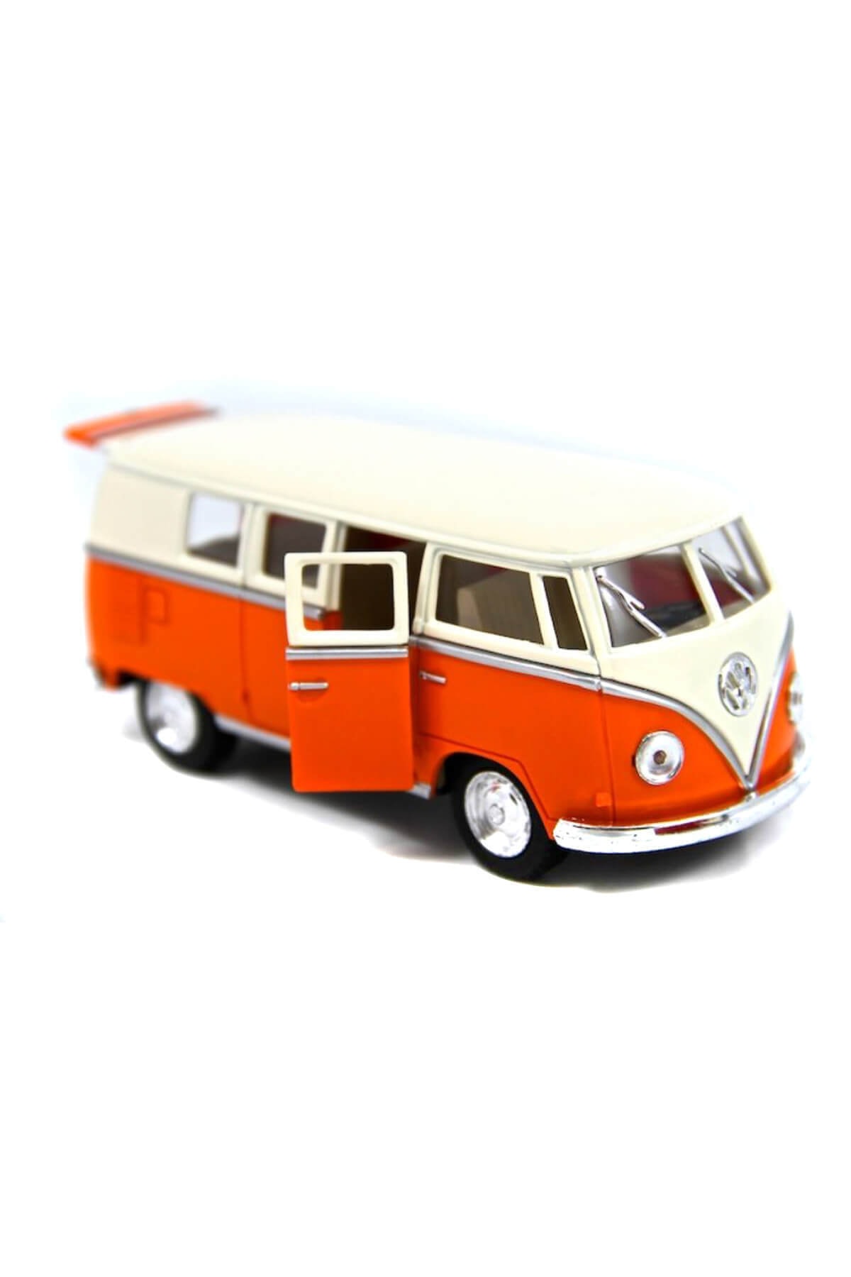 Kinsmart 1962 Volkswagen Classical Bus (Sarı-Krem) 1:32 Diecast Metal / fotoğrafı 2 (önizleme)