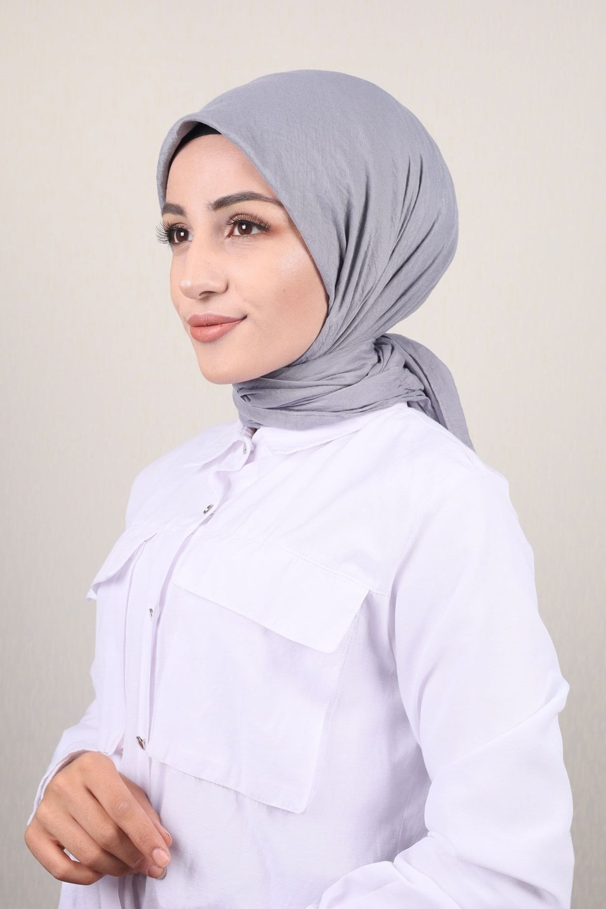 Bonjela-وشاح جاز ناعم - نمط اللون الصلب-01 - اللون-03 1