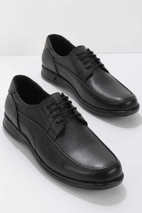 Siyah Leather Erkek Casual Ayakkabı E01556010203