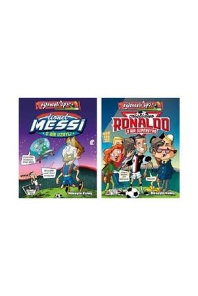 Eğlenceli Spor Lionel Messi O Bir Uzaylı - Cristiano Ronaldo O Bir Süperstar 2 Kitap Set gençkitap8938483