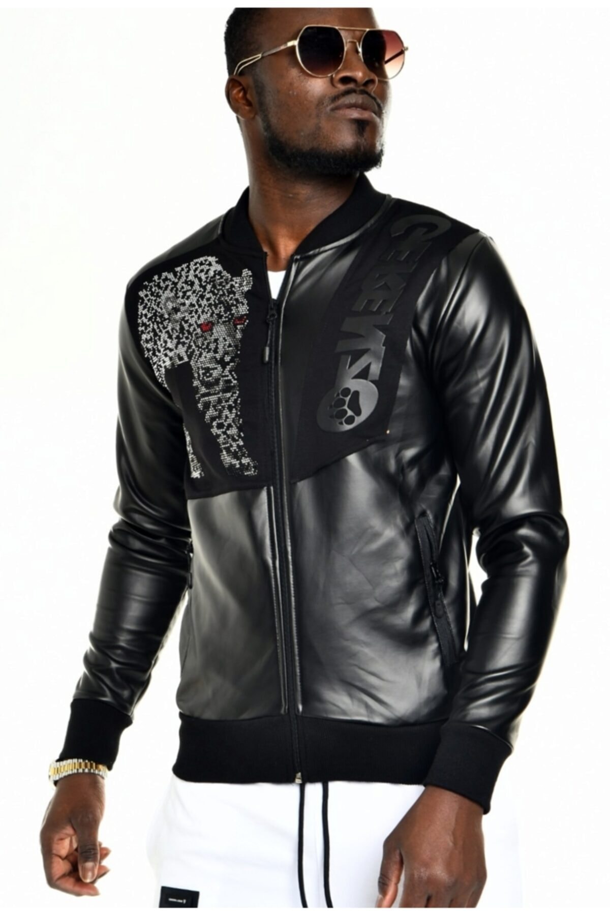 ژاکت مردانه مشکی derimark | COKE700 اورجینال - تصویر 2