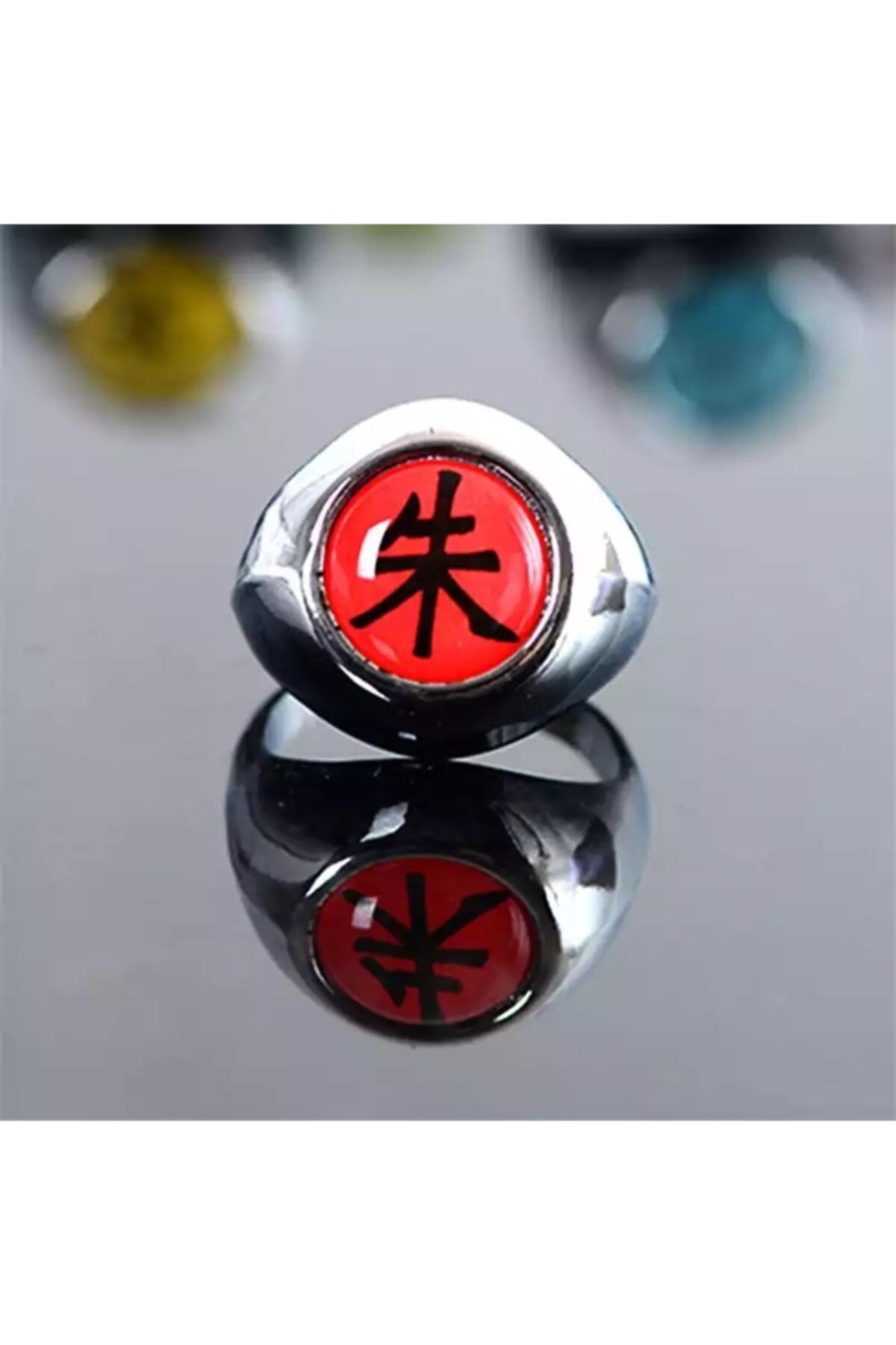 Köstebek-Anime Cosplay Naruto Akatsuki Itachi Inel reglabil 4