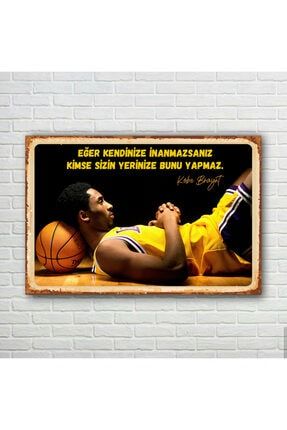 Kobe Bryant Retro Ahşap Poster KOBERP
