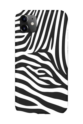 Iphone 11 Uyumlu Zebra - 3 Desenli Premium Lansman Kılıf IP11LN-277