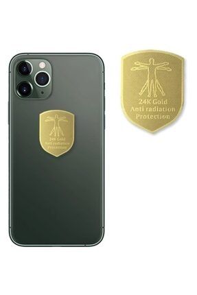24k Gold Tüm Telefon Ve Tabletler Için Radyasyon Önleyici Etiket Sticker Emf Koruyucu TRYERY539