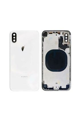 Iphone X Boş Kasa Arka Kapak Beyaz 499558037-R2