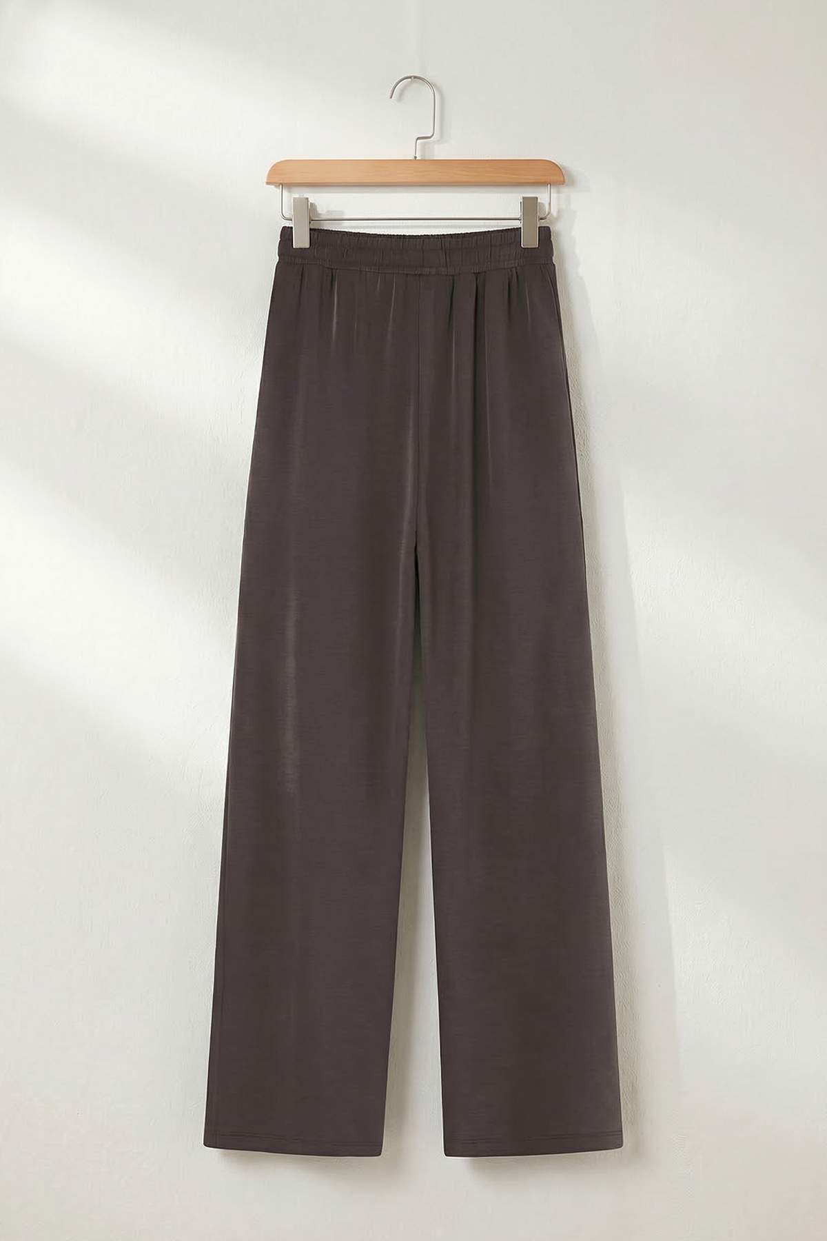 Trendyolmilla  Kahverengi Polo Yaka Rahat Kalıp Modal Pike Alt - Üst Takım TDRSS26AU00020 - Görsel 7