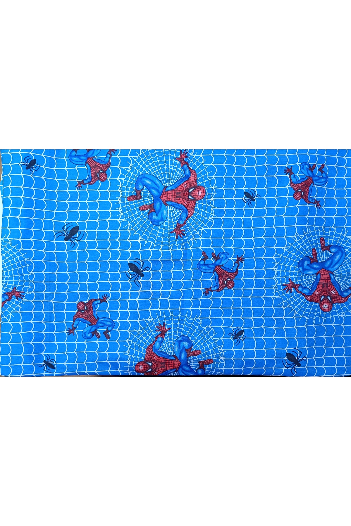 Home SPİDERMAN TEK KİŞİLİK MAVİ NEVRESİM TAKIMI ÇARŞAFLI fotoğrafı 3 (önizleme)