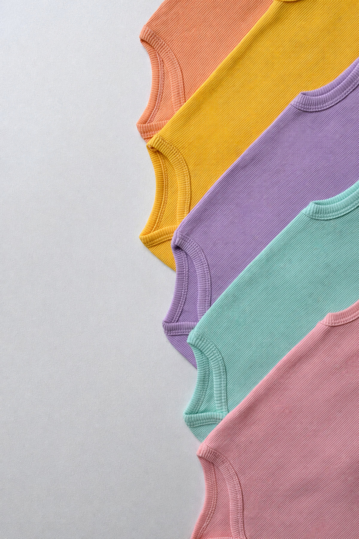 EFU BABY 5'li %100 Pamuklu Askılı Kaşkorse Kız Bebek Atlet Body Zıbın Set fotoğrafı 3 (önizleme)