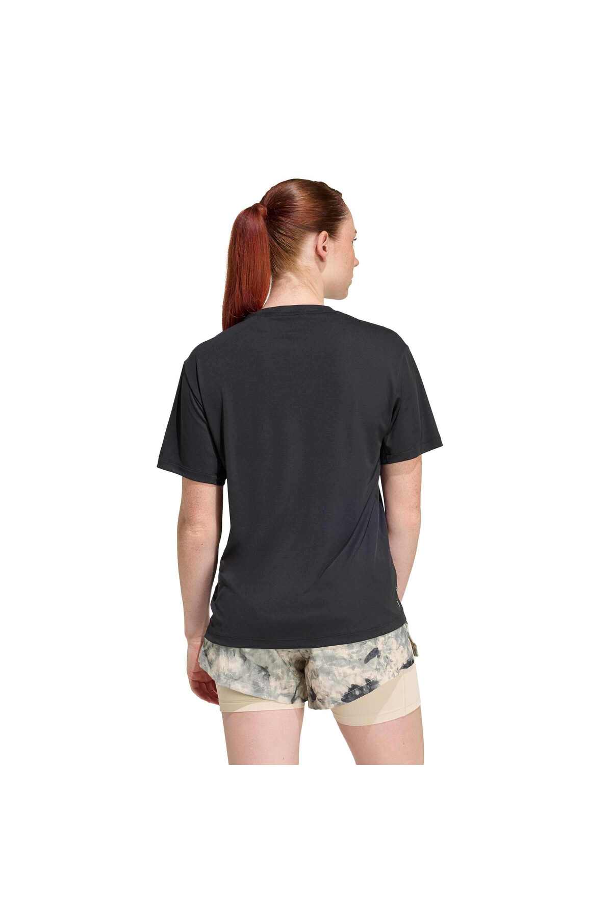adidas Run Ess Tee W Kadın Spor T-shirt JZ7808 görsel 2