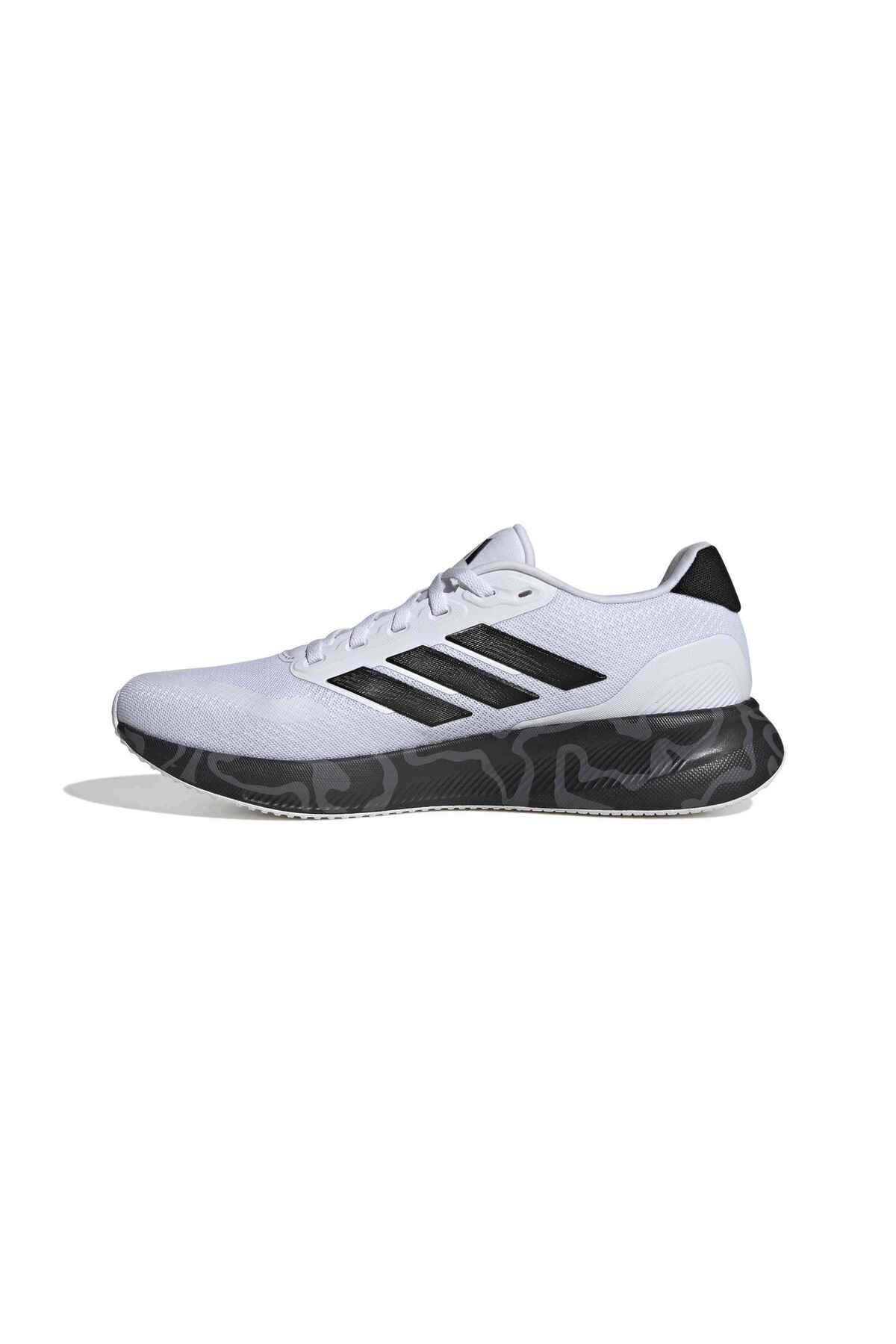 adidas Runfalcon 5 Ftw Beyaz Siyah Erkek Sneaker JI0872 görsel 2