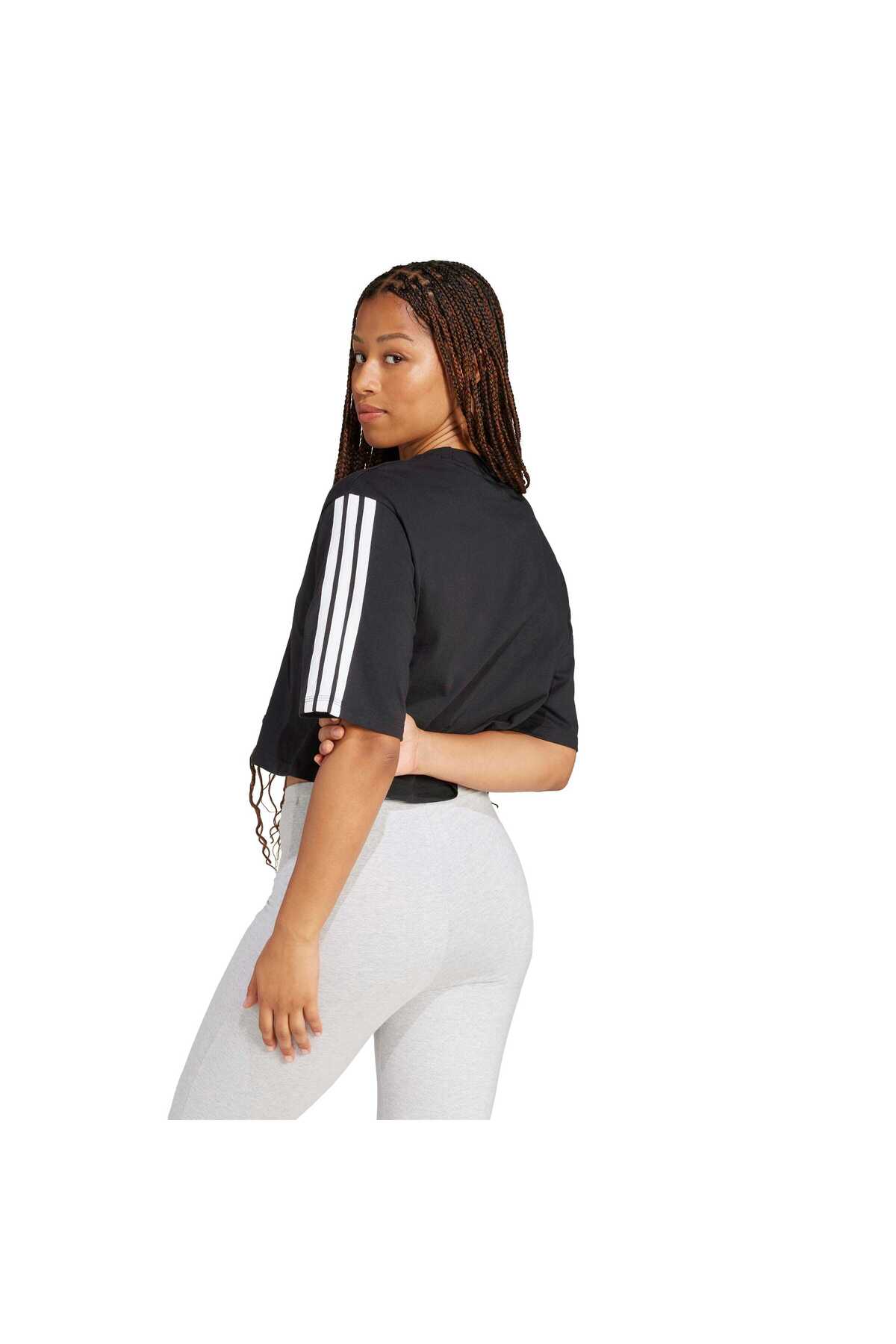 adidas W 3S Sj Tlr T Kadın Spor T-shirt JD4998 görsel 2