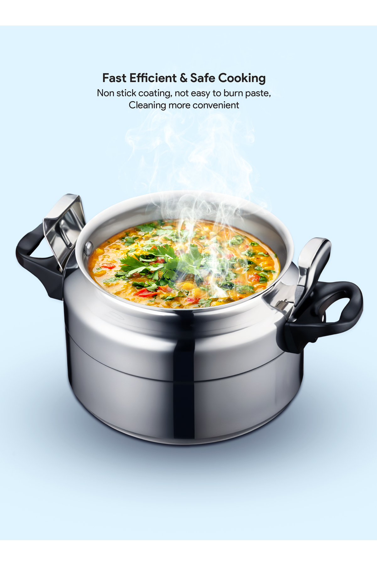 طنجرة ضغط ألومنيوم سعة 7 لترات من DPC7A مزودة بقفل...