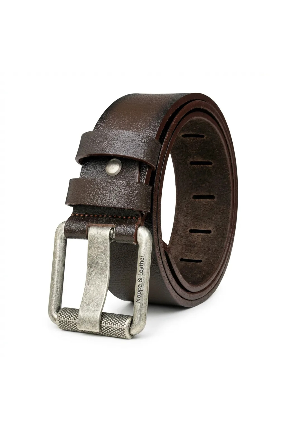 debbah  Özel Yapım Hakiki Deri Erkek Kot Kemeri 4.5CM Ekstra Kalın 4MM İtalyan Spor Kemer - Görsel 6